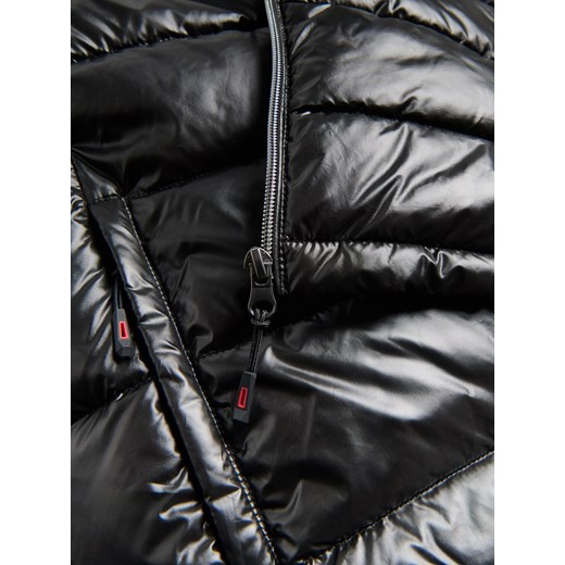 Reserved - Pikowana kamizelka ze stójką - czarny Reserved XXL Reserved