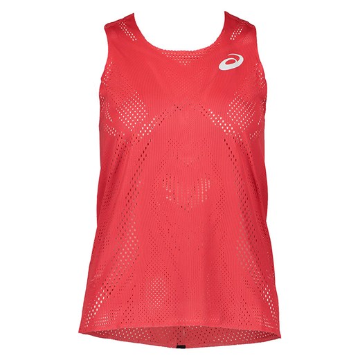 asics Top funkcyjny &quot;Actibreeze Jaquard&quot; w kolorze czerwonym ze sklepu Limango Polska w kategorii Bluzki damskie - zdjęcie 185627174