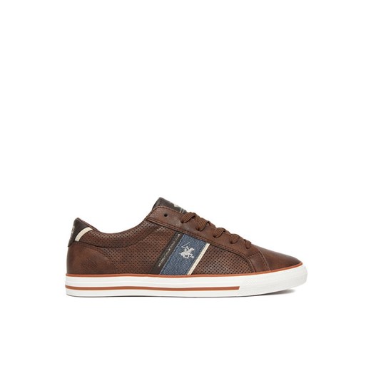 Sneakersy Beverly Hills Polo Club CEO-V5-DODO Brązowy ze sklepu eobuwie.pl w kategorii Buty sportowe męskie - zdjęcie 185627213