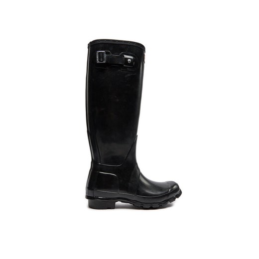 Kalosze Hunter Original Gloss W23616 Czarny ze sklepu eobuwie.pl w kategorii Kalosze damskie - zdjęcie 185630303