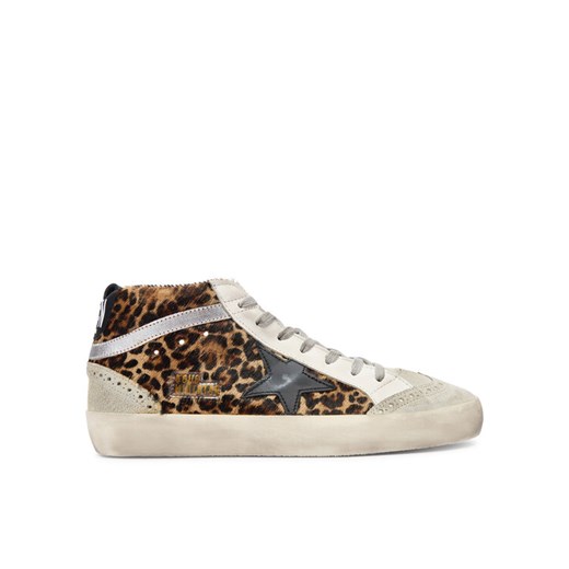Sneakersy GOLDEN GOOSE Mid Star Classic GWF00122.F003766.81933 Brązowy ze sklepu eobuwie.pl w kategorii Buty sportowe damskie - zdjęcie 185630310