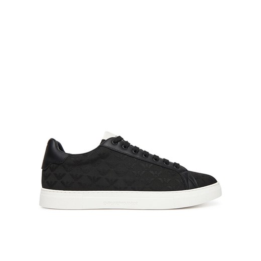 Sneakersy Emporio Armani EM003843 AF20003 MC012 Czarny ze sklepu eobuwie.pl w kategorii Buty sportowe męskie - zdjęcie 185630332