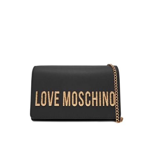 Torebka LOVE MOSCHINO JC4121PP0NKD000A Czarny ze sklepu eobuwie.pl w kategorii Kopertówki - zdjęcie 185630382
