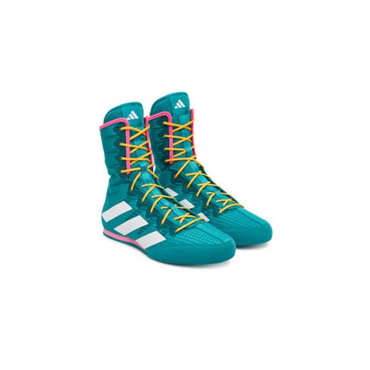 Buty bokserskie adidas Box Hog 4 JR5382 Zielony 44 eobuwie.pl