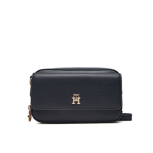 Tommy Hilfiger Torebka Th Icon AW0AW17680 Granatowy ze sklepu MODIVO w kategorii Listonoszki - zdjęcie 185630813