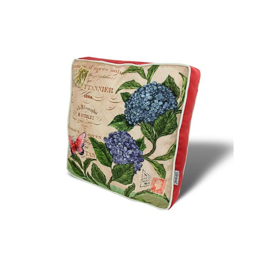 FLORIANE GARDEN Poduszka w kolorze beżowo-niebiesko-zielonym na krzesło ze sklepu Limango Polska w kategorii Poduszki dekoracyjne - zdjęcie 185631412
