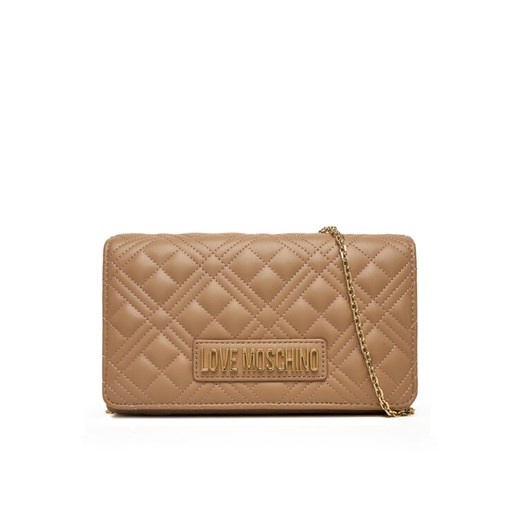 Torebka LOVE MOSCHINO JC4079PP0NLA0104 Beżowy ze sklepu eobuwie.pl w kategorii Kopertówki - zdjęcie 185631750