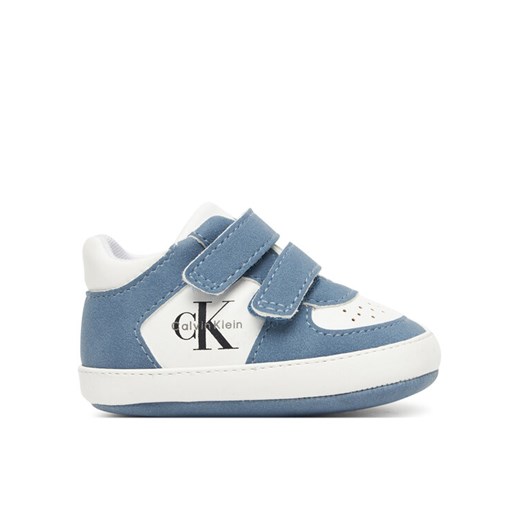 Sneakersy Calvin Klein Low Cut Velcro V0B9-83146-1755 Niebieski ze sklepu eobuwie.pl w kategorii Buciki niemowlęce - zdjęcie 185631863