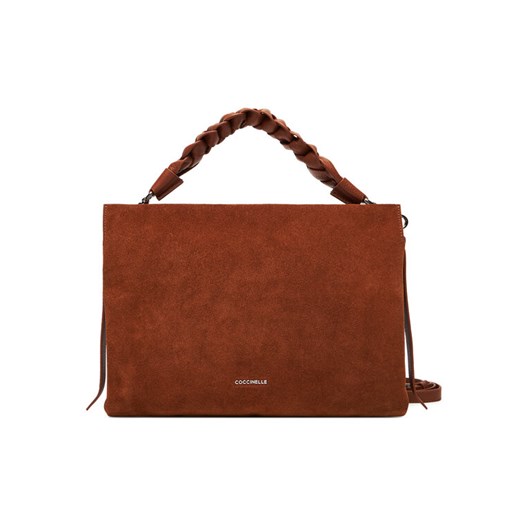 Torebka Coccinelle P6P Boheme Suede Bimaterial E1 P6P 19 02 01 Brązowy ze sklepu eobuwie.pl w kategorii Torebki damskie - zdjęcie 185631874