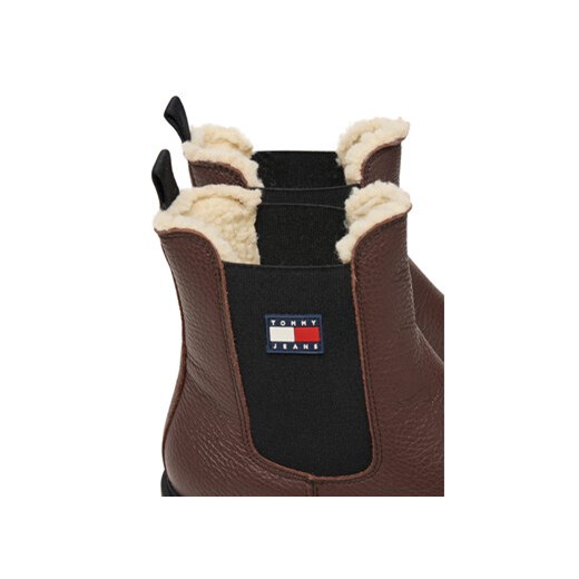 Sztyblety Tommy Jeans Tjw Chelsea Boot Wl EN0EN02826 Brązowy Tommy Jeans 36 eobuwie.pl