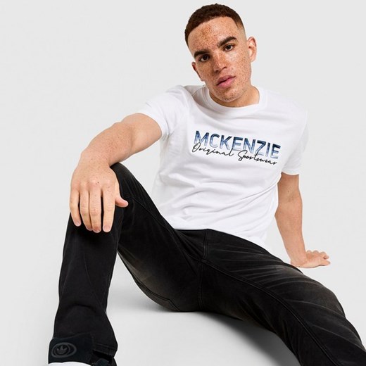 MCKENZIE T-SHIRT CASSON TEE WHT-WHT ze sklepu JD Sports  w kategorii T-shirty męskie - zdjęcie 185633210