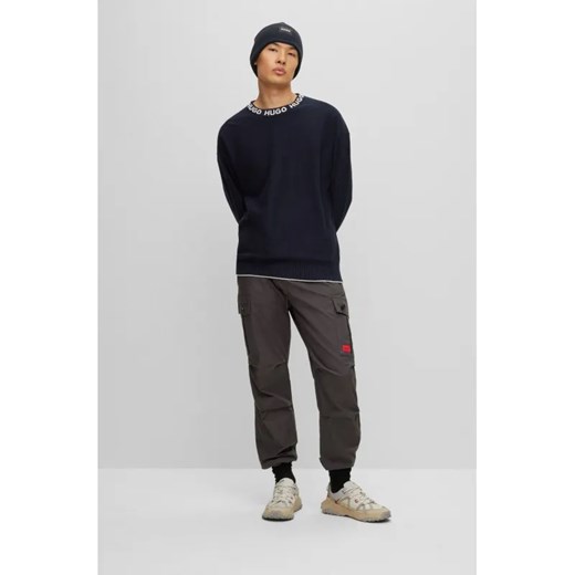 HUGO Sweter Smarlo | Oversize fit ze sklepu Gomez Fashion Store w kategorii Swetry męskie - zdjęcie 185633392