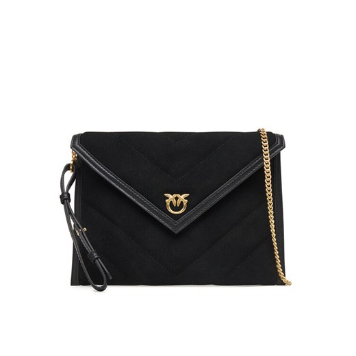 Torebka PINKO Flat Purse Handle AI 25-26 PCPL 104820 A2JH Czarny ze sklepu eobuwie.pl w kategorii Kopertówki - zdjęcie 185634090