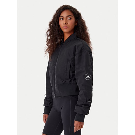 adidas by Stella McCartney Kurtka bomber True Nature JF6030 Czarny Loose Fit ze sklepu MODIVO w kategorii Kurtki damskie - zdjęcie 185634833