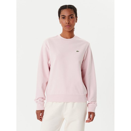 Lacoste Bluza SF5270 Różowy Regular Fit ze sklepu MODIVO w kategorii Bluzy damskie - zdjęcie 185634911
