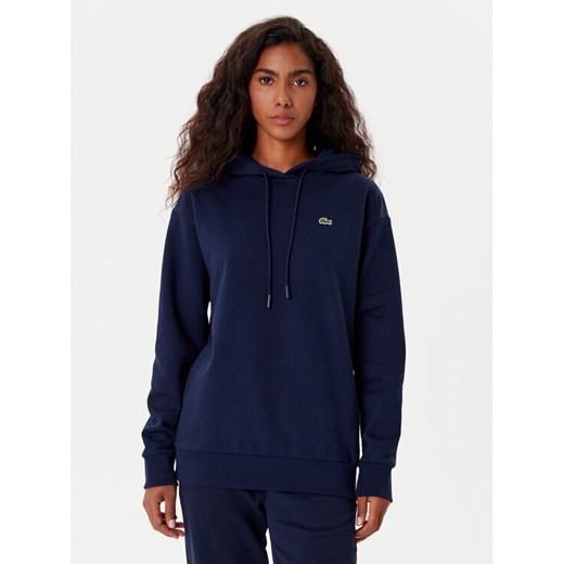Lacoste Bluza SF7612 Granatowy Oversize ze sklepu MODIVO w kategorii Bluzy damskie - zdjęcie 185634940