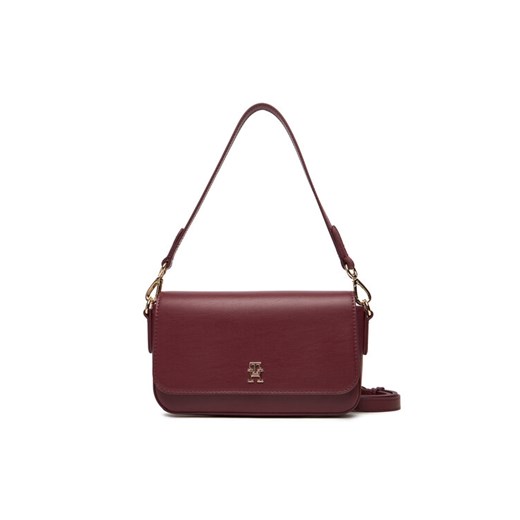 Tommy Hilfiger Torebka Th Icon Conv AW0AW17677 Bordowy ze sklepu MODIVO w kategorii Listonoszki - zdjęcie 185634962