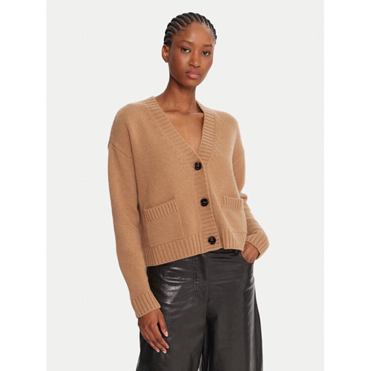 Weekend Max Mara Kardigan Filmato 2525346062 Beżowy Regular Fit ze sklepu MODIVO w kategorii Swetry damskie - zdjęcie 185634992