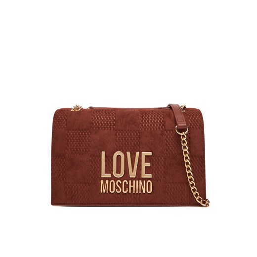 LOVE MOSCHINO Torebka JC4122PP0NKB120A Brązowy ze sklepu MODIVO w kategorii Torebki damskie - zdjęcie 185635022