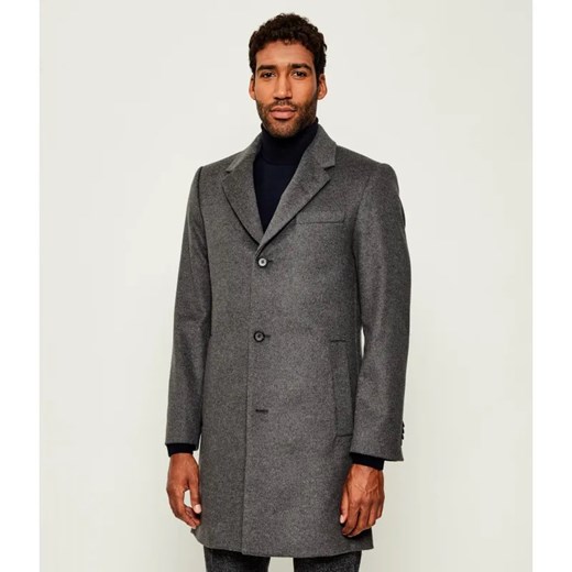 TIGER OF SWEDEN Wełniany płaszcz FINNAN | z dodatkiem kaszmiru ze sklepu Gomez Fashion Store w kategorii Płaszcze męskie - zdjęcie 185638190