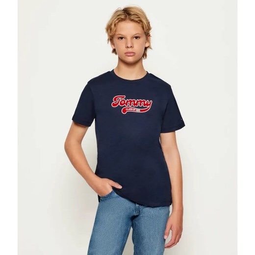 Tommy Hilfiger T-shirt | Regular Fit ze sklepu Gomez Fashion Store w kategorii T-shirty chłopięce - zdjęcie 185638213