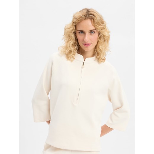 JOOP! Bluza damska - Tadita Kobiety Sztuczne włókno écru jednolity ze sklepu vangraaf w kategorii Bluzy damskie - zdjęcie 185638373