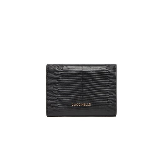 Coccinelle Mały Portfel Damski TBN Coccinelle C-ME Lizard E2 TBN 11 F0 01 Czarny Coccinelle OS MODIVO