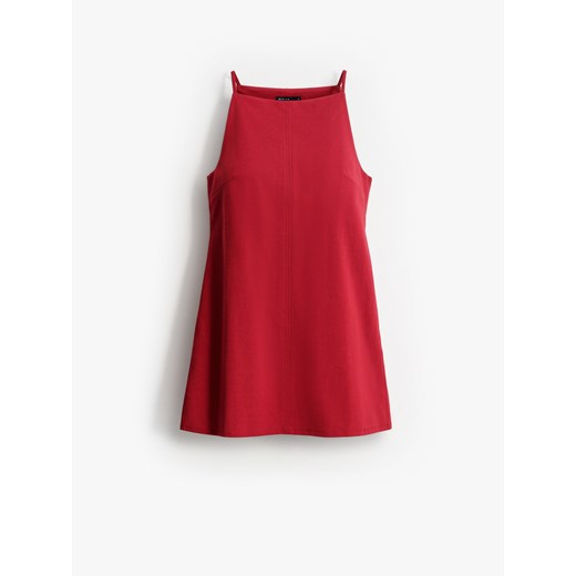 Mohito - Bordowa sukienka mini - czerwony ze sklepu Mohito w kategorii Sukienki - zdjęcie 185640451