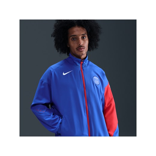 Męska piłkarska kurtka przedmeczowa Nike Dri-FIT Total 90 PSG Strike (wersja trzecia) - Niebieski ze sklepu Nike poland w kategorii Kurtki męskie - zdjęcie 185641692