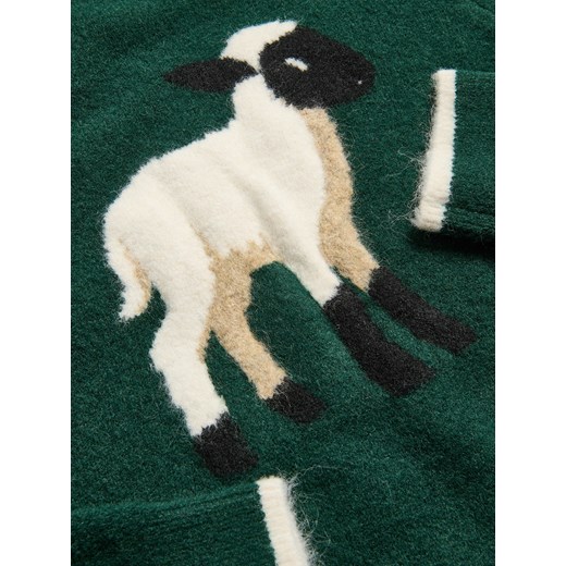 Reserved - Sweter z domieszką wełny - zielony Reserved M Reserved