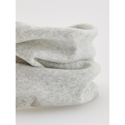 Reserved - Bawełniany komin - ciemnoszary Reserved ONE SIZE Reserved