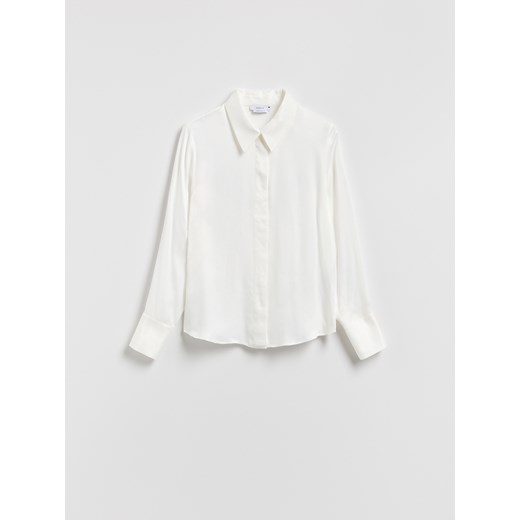Reserved - Koszula z wiskozy - biały Reserved XL Reserved