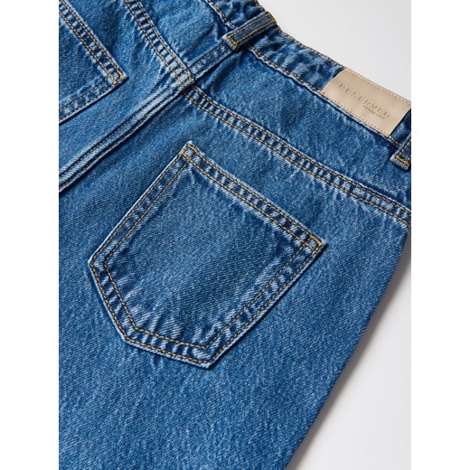 Reserved - Jeansy wide leg z przetarciem - niebieski Reserved 116 (5-6 lat) Reserved