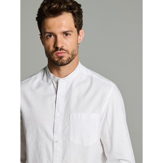 Sinsay - Bawełniana koszula regular fit - biały Sinsay 3XL Sinsay