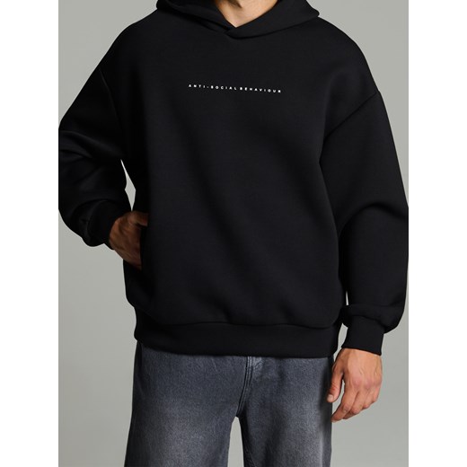 Sinsay - Bluza z kapturem - czarny Sinsay XL Sinsay