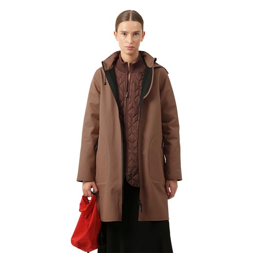 Ilse Jacobsen Płaszcz przeciwdeszczowy w kolorze jasnobrązowym ze sklepu Limango Polska w kategorii Kurtki damskie - zdjęcie 185644874