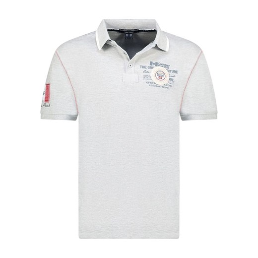 Canadian Peak Koszulka polo &quot;Kilsvikeak&quot; w kolorze szarym ze sklepu Limango Polska w kategorii T-shirty męskie - zdjęcie 185644950