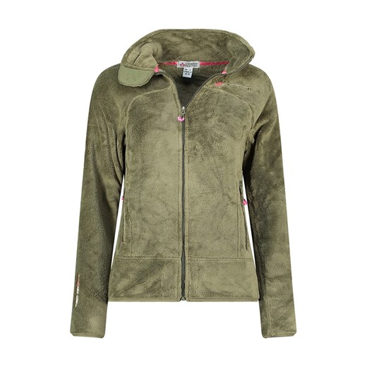 Canadian Peak Kurtka polarowa "Udilas" w kolorze oliwkowym - id: 17532314 - marki Canadian Peak - 185645290 Canadian Peak Kurtka polarowa "Udilas" w kolorze oliwkowym ze sklepu Limango Polska w kategorii Bluzy damskie - zdjęcie 185645290