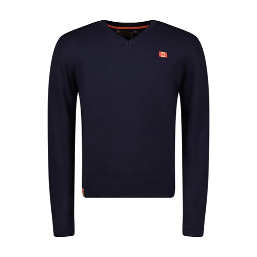 Canadian Peak Sweter &quot;Felineak&quot; w kolorze granatowym ze sklepu Limango Polska w kategorii Swetry męskie - zdjęcie 185645334