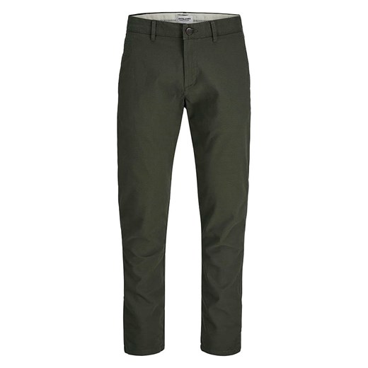 Jack &amp; Jones Spodnie chino &quot;Jpstmarco&quot; w kolorze khaki ze sklepu Limango Polska w kategorii Spodnie męskie - zdjęcie 185645654
