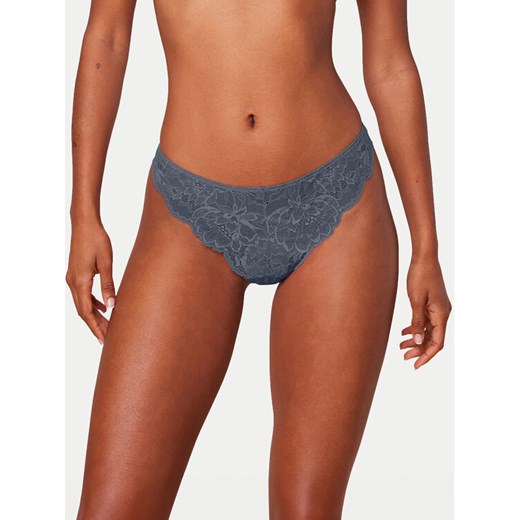Triumph Figi brazylijskie Amourette Charm 10218296 Niebieski ze sklepu MODIVO w kategorii Majtki damskie - zdjęcie 185646762