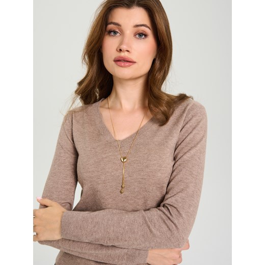 Sinsay - Naszyjnik z sercem - złoty Sinsay One Size Sinsay