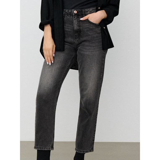 Sinsay - LADIES` JEANS TROUSERS - szary Sinsay 34 Sinsay