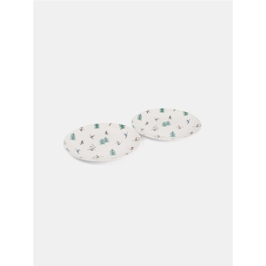 Sinsay - Talerze 2 pack - biały ze sklepu Sinsay w kategorii Dom - zdjęcie 185648422