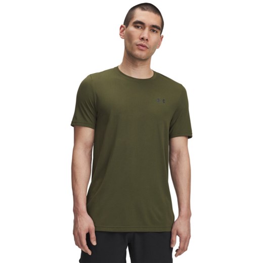 Męska koszulka treningowa Under Armour UA Vanish Elite Seamless SS - khaki ze sklepu Sportstylestory.com w kategorii T-shirty męskie - zdjęcie 185650001