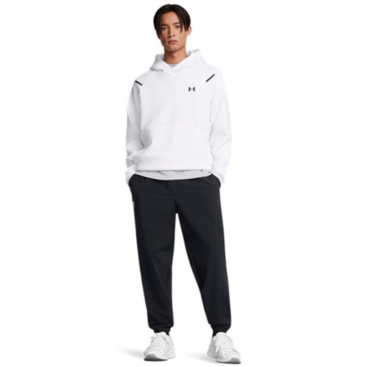 Męskie spodnie treningowe Under Armour UA Vibe Woven Pants - czarne ze sklepu Sportstylestory.com w kategorii Spodnie męskie - zdjęcie 185650140