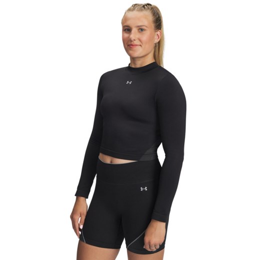 Damski longlseeve treningowy Under Armour UA Vanish Seamless LS - czarny ze sklepu Sportstylestory.com w kategorii Bluzki damskie - zdjęcie 185650311