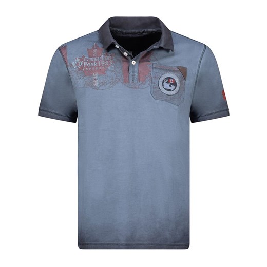 Canadian Peak Koszulka polo &quot;Kimaceak&quot; w kolorze granatowym ze sklepu Limango Polska w kategorii T-shirty męskie - zdjęcie 185650603