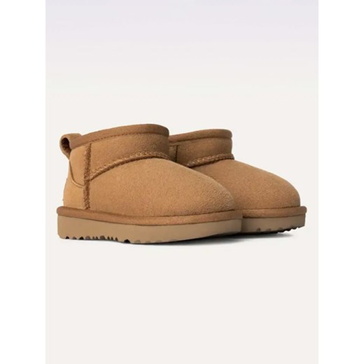 UGG Botki "Classic Ultra Mini" w kolorze jasnobrązowym ze skóry owczej 35 okazyjna cena Limango Polska