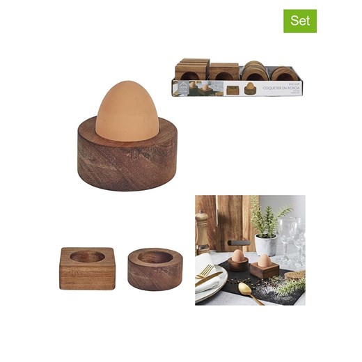 every ware Kieliszki (4 szt.) w kolorze brązowym na jajko (produkt niespodzianka) ze sklepu Limango Polska w kategorii Naczynia - zdjęcie 185650703